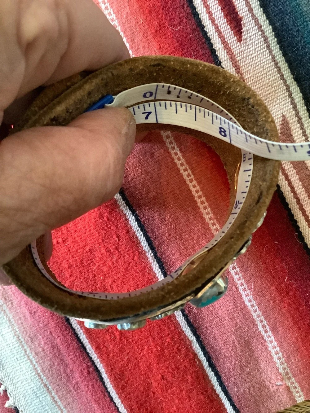 Thunderbird leather bracelet, up to 7โ wrist - Picture 7 of 10